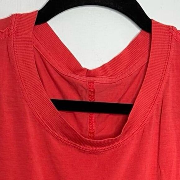 Lululemon All Yours Boyfriend Tee T-Shirt Top - Magma Red - Size XL XXL - Picture 5 of 11